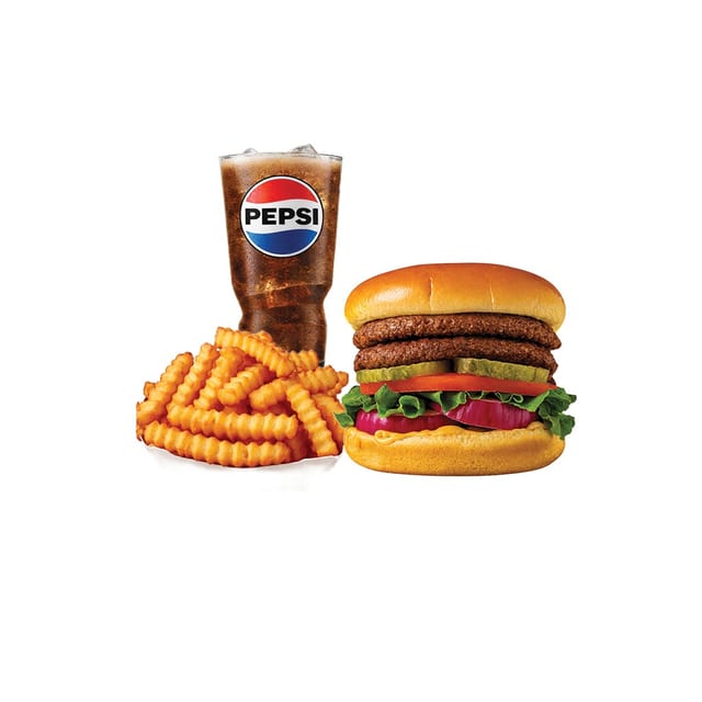14. Junior Double Burger Combo.