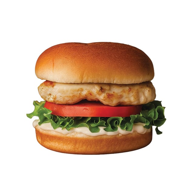 Grilled Chicken Sandwich Ala Cart.