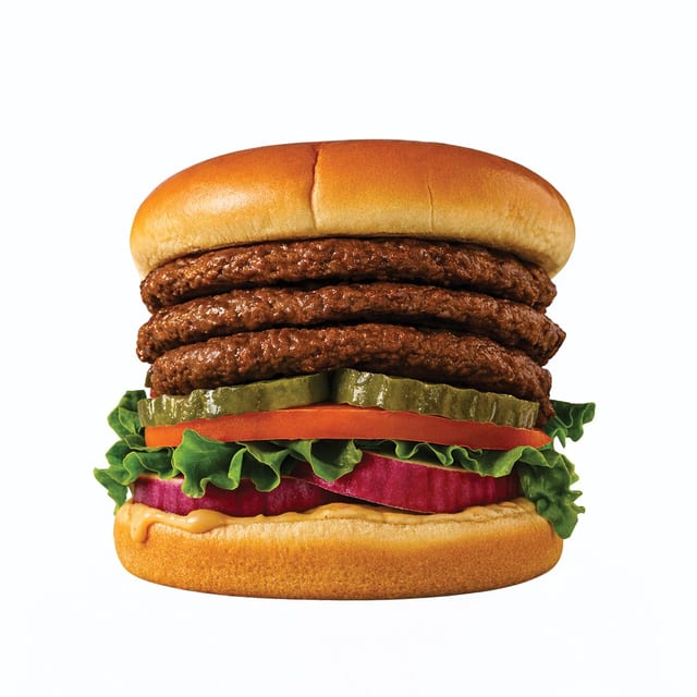 Junior Triple Burger Ala Cart.