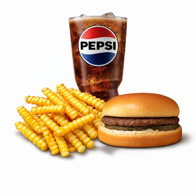 Mini Hamburger Meal.