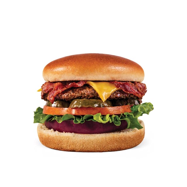 Bacon Cheese Burger Ala Cart.