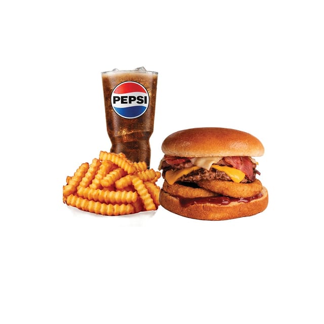 11. Double Western Burger Combo.