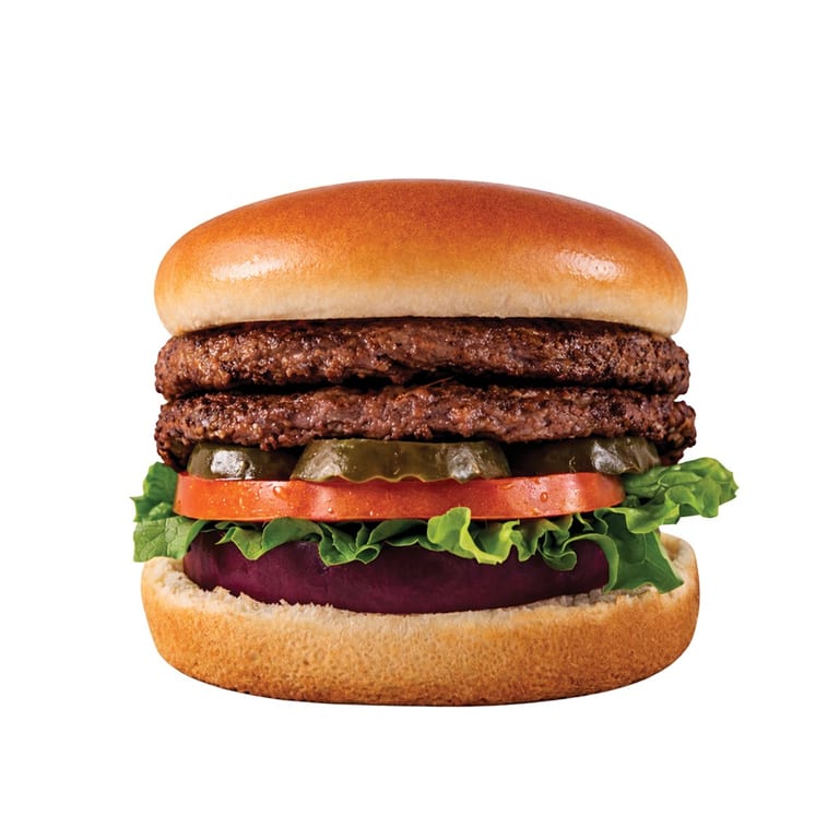 Indulge in Our Double Burger