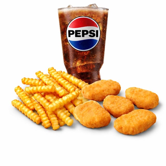 Mini Chicken Nuggets 5pc.meal.