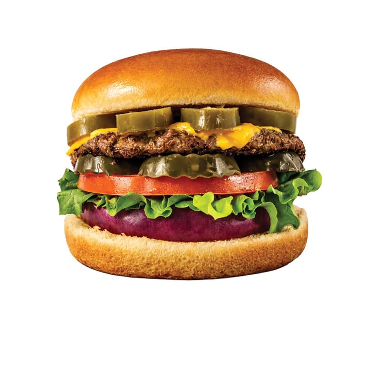 Indulge in Our Double Burger