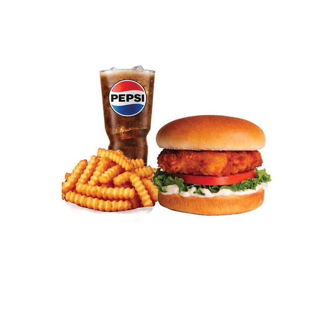 18. Crispy or Spicy Chicken Chicken Sandwich Combo.
