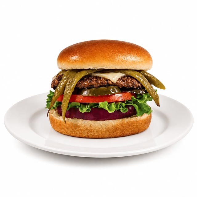 Ortega Swiss Burger Ala Cart.