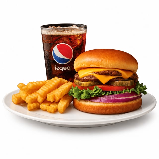 Jr. Double Cheeseburger Combo Special.