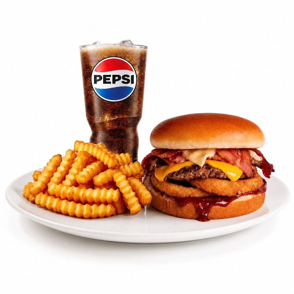 10. Western Burger Combo.