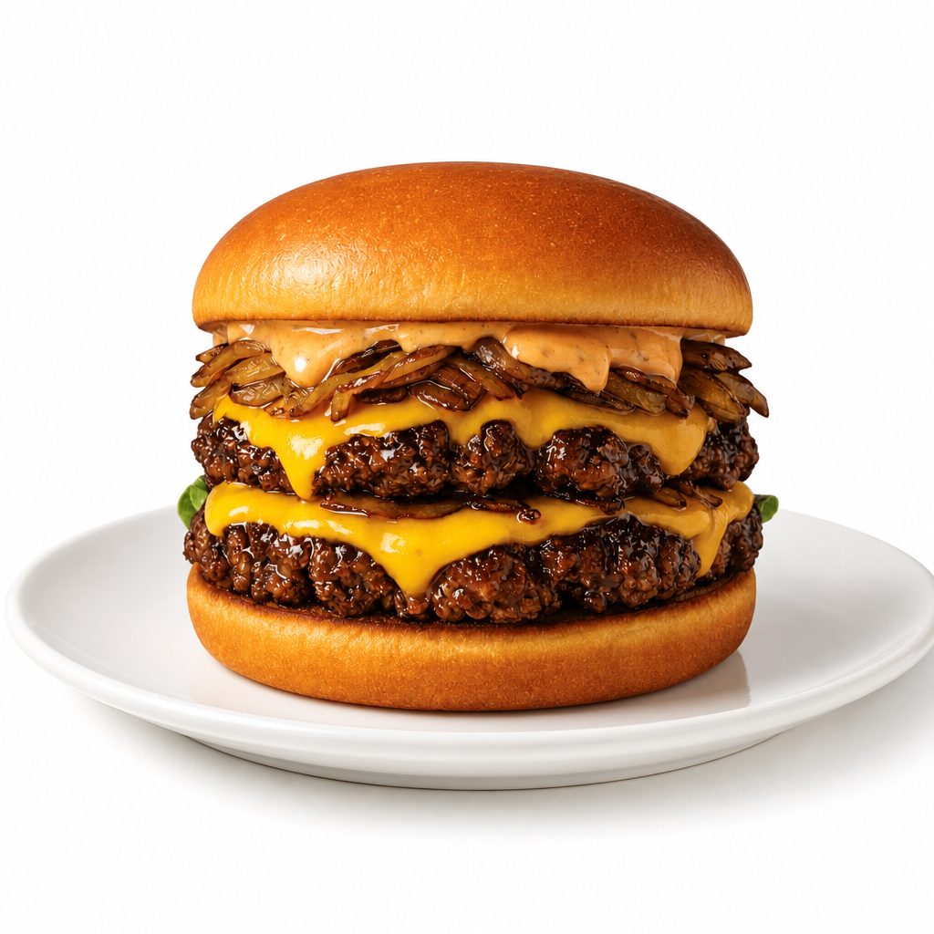 Double Smash Burger Ala Ca.