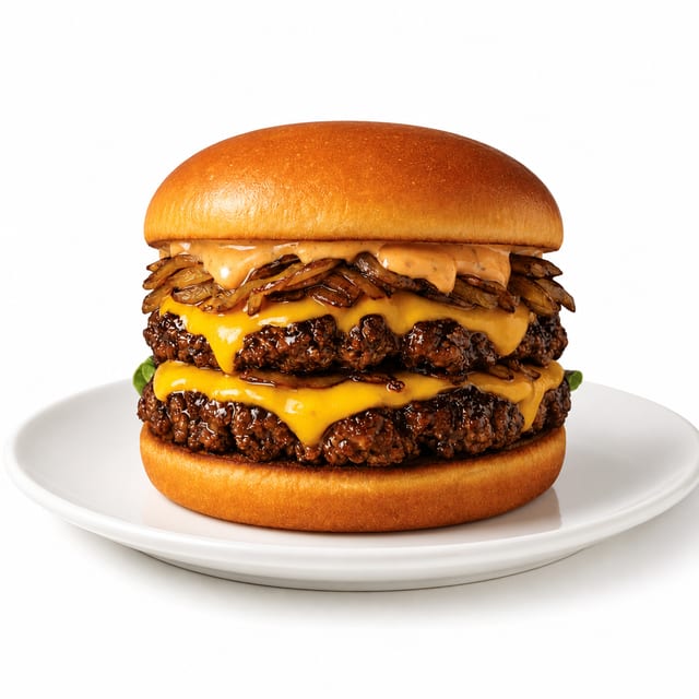 Double Smash Burger Ala Ca.