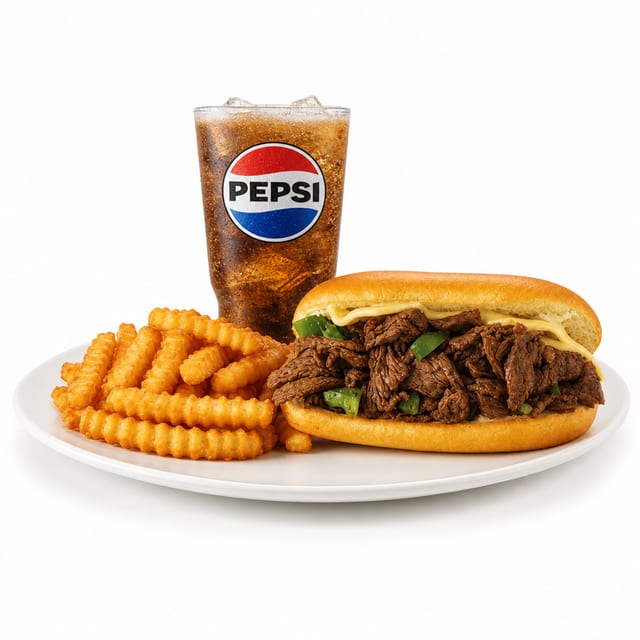 30. Philly Cheese Steak Combo.