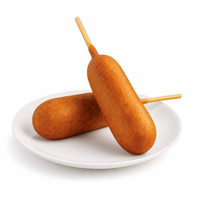 2 Corn Dogs Ala Cart.