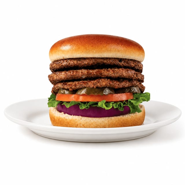 Double King Burger Ala Cart.