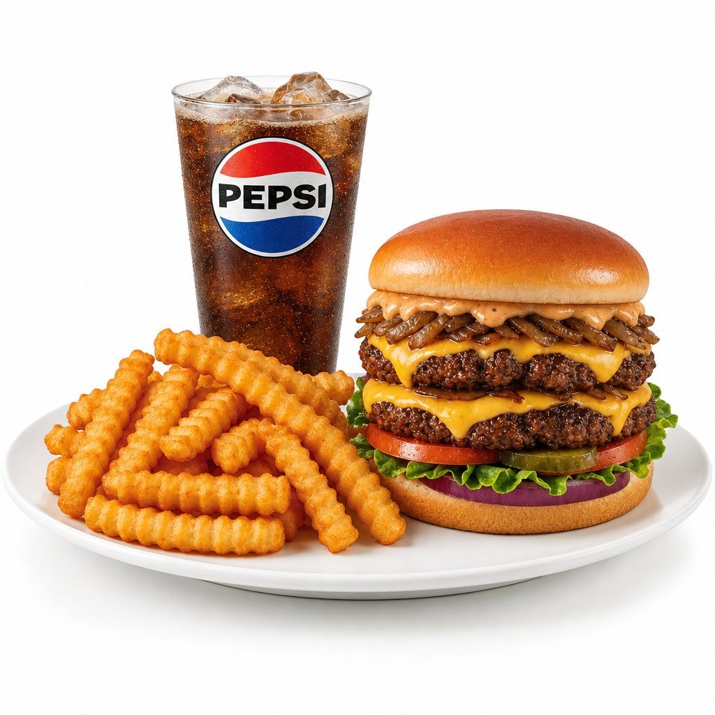2. Super Double Burger Combo.
