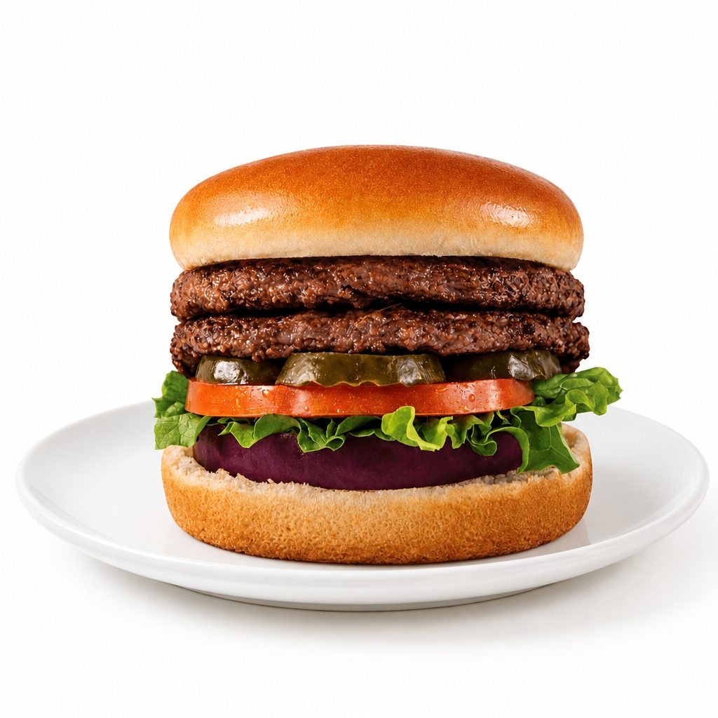 Super Double Burger Ala Cart.