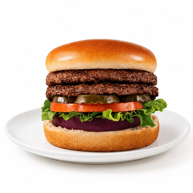 Super Double Burger Ala Cart.