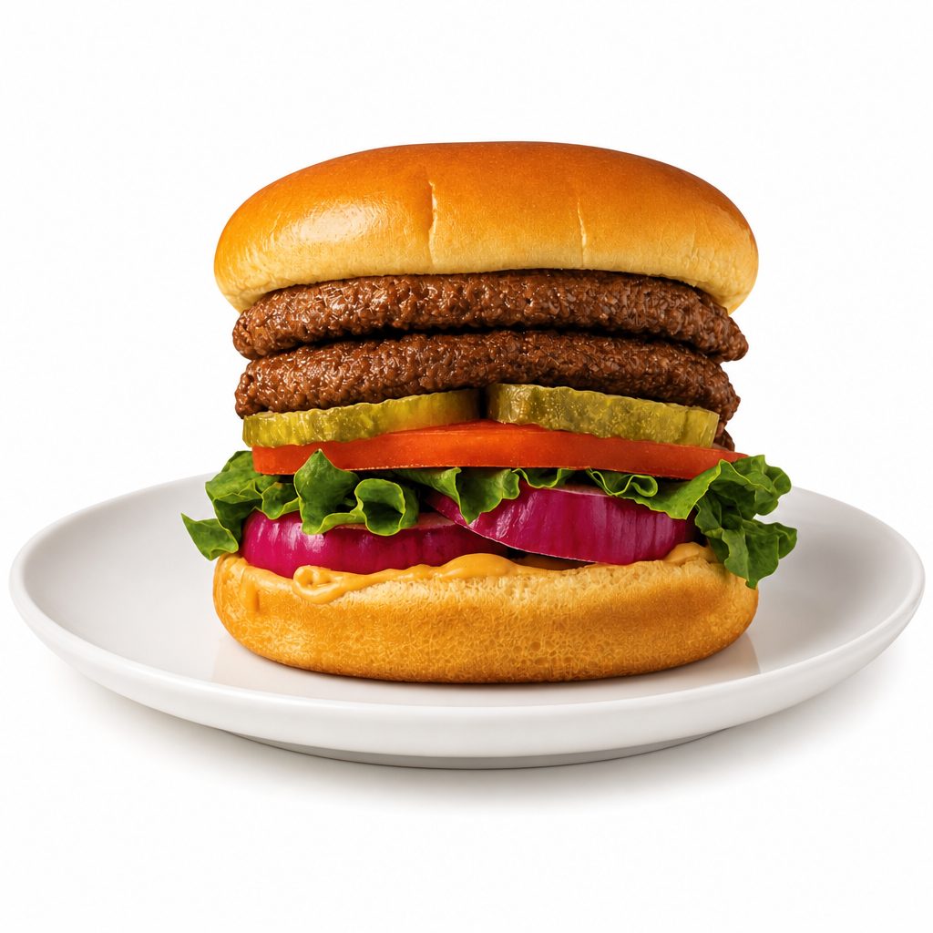 Junior Double Burger Ala Cart.