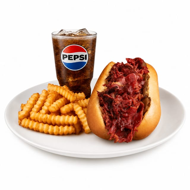 16. Pastrami Sandwich Combo.