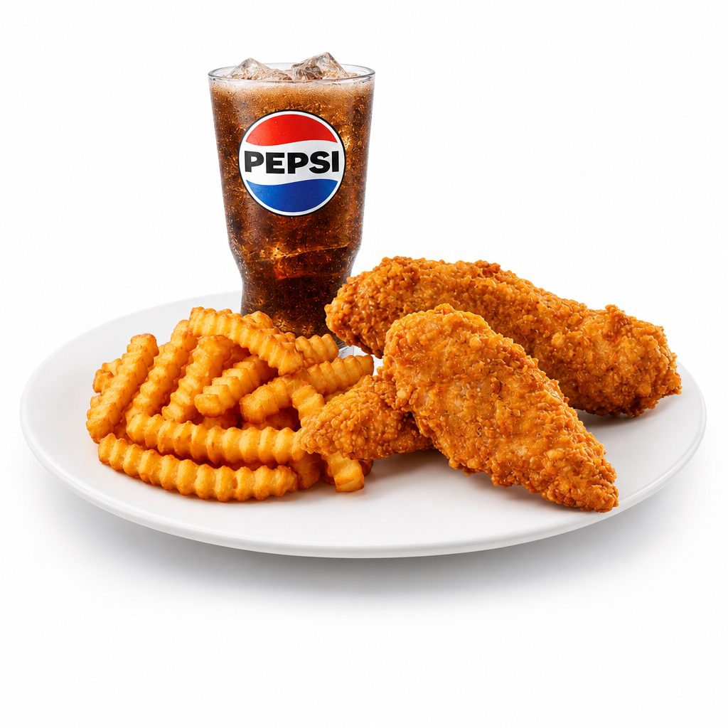 19. 3pc. Chicken Strips Combo.